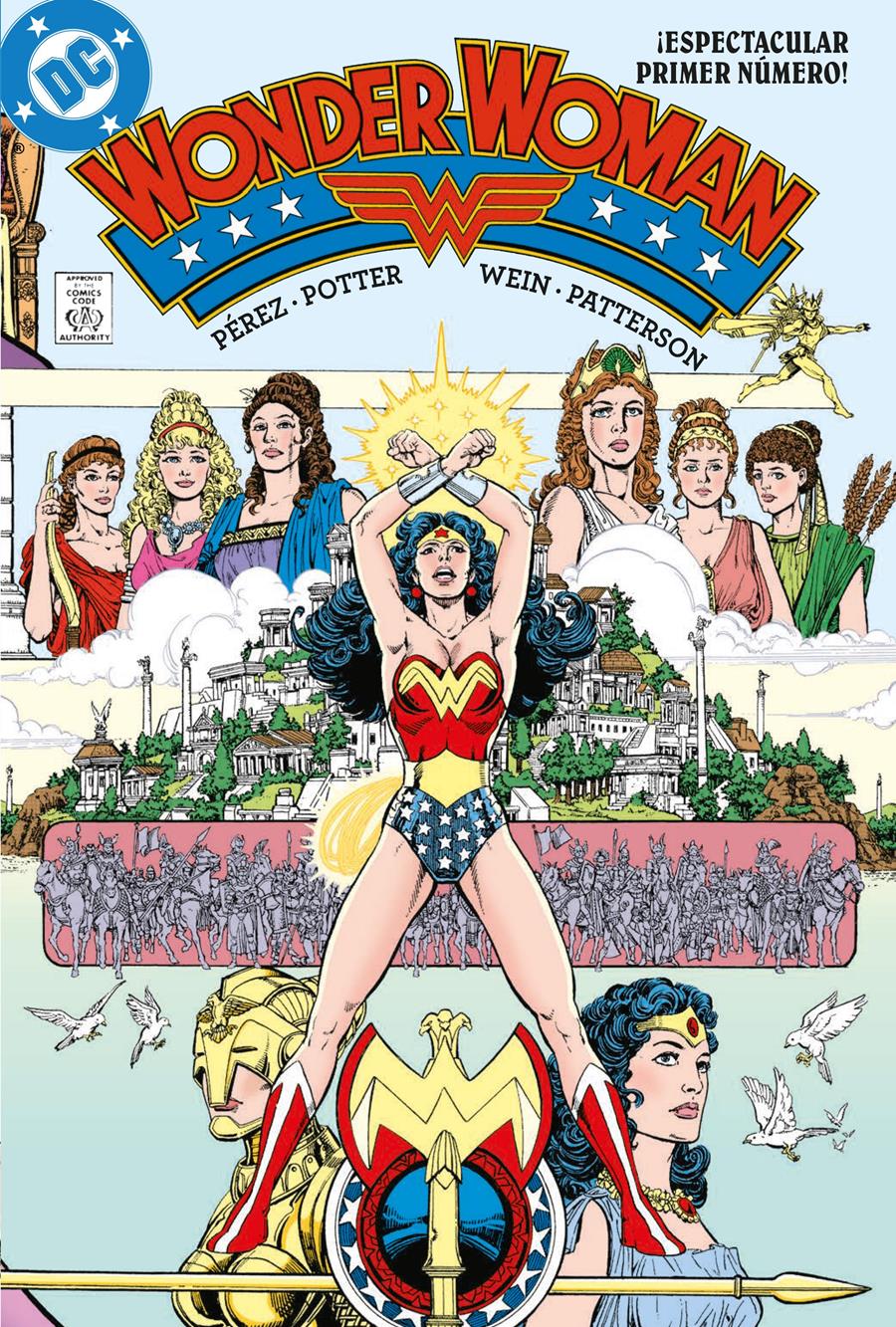 Biblioteca Wonder Woman 1 | N1126-PAN65 | George Pérez, Greg Potter, Len Wein | Terra de Còmic - Tu tienda de cómics online especializada en cómics, manga y merchandising