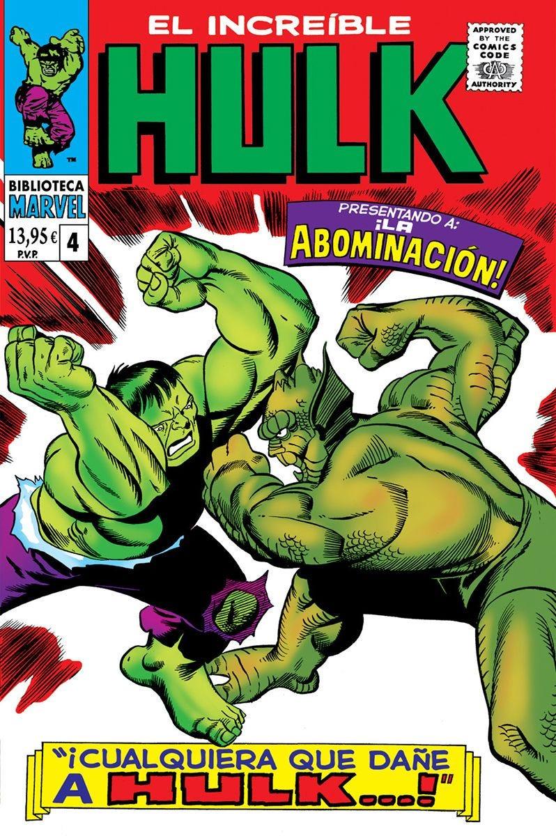 Biblioteca Marvel 56. El Increíble Hulk 4. 1966-67 | N0624-PAN36 | Jack Kirby, John Buscema, Stan Lee, Bill Everett, Gil Kane, Marie Severin | Terra de Còmic - Tu tienda de cómics online especializada en cómics, manga y merchandising