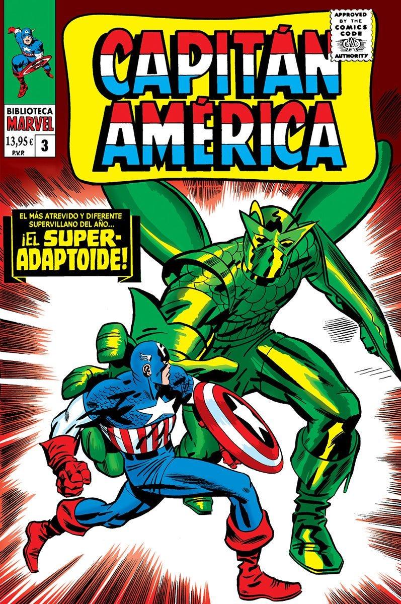 Biblioteca Marvel 62. Capitán América 3. 1966-67 | N0824-PAN30 | Jack Sparling, Roy Thomas, Jack Kirby, Stan Lee, Gil Kane | Terra de Còmic - Tu tienda de cómics online especializada en cómics, manga y merchandising