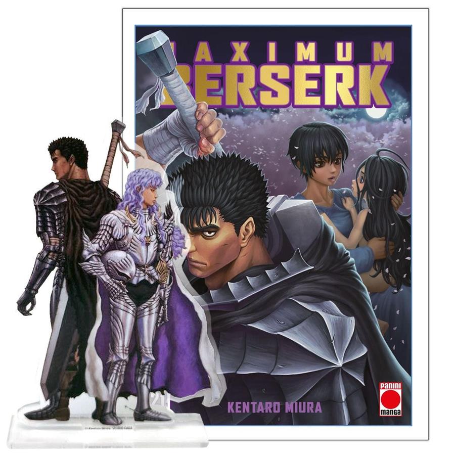 Maximum Berserk 21 (Portada dorada + figura) | N1225-PAN77 | Kentaro Miura | Terra de Còmic - Tu tienda de cómics online especializada en cómics, manga y merchandising