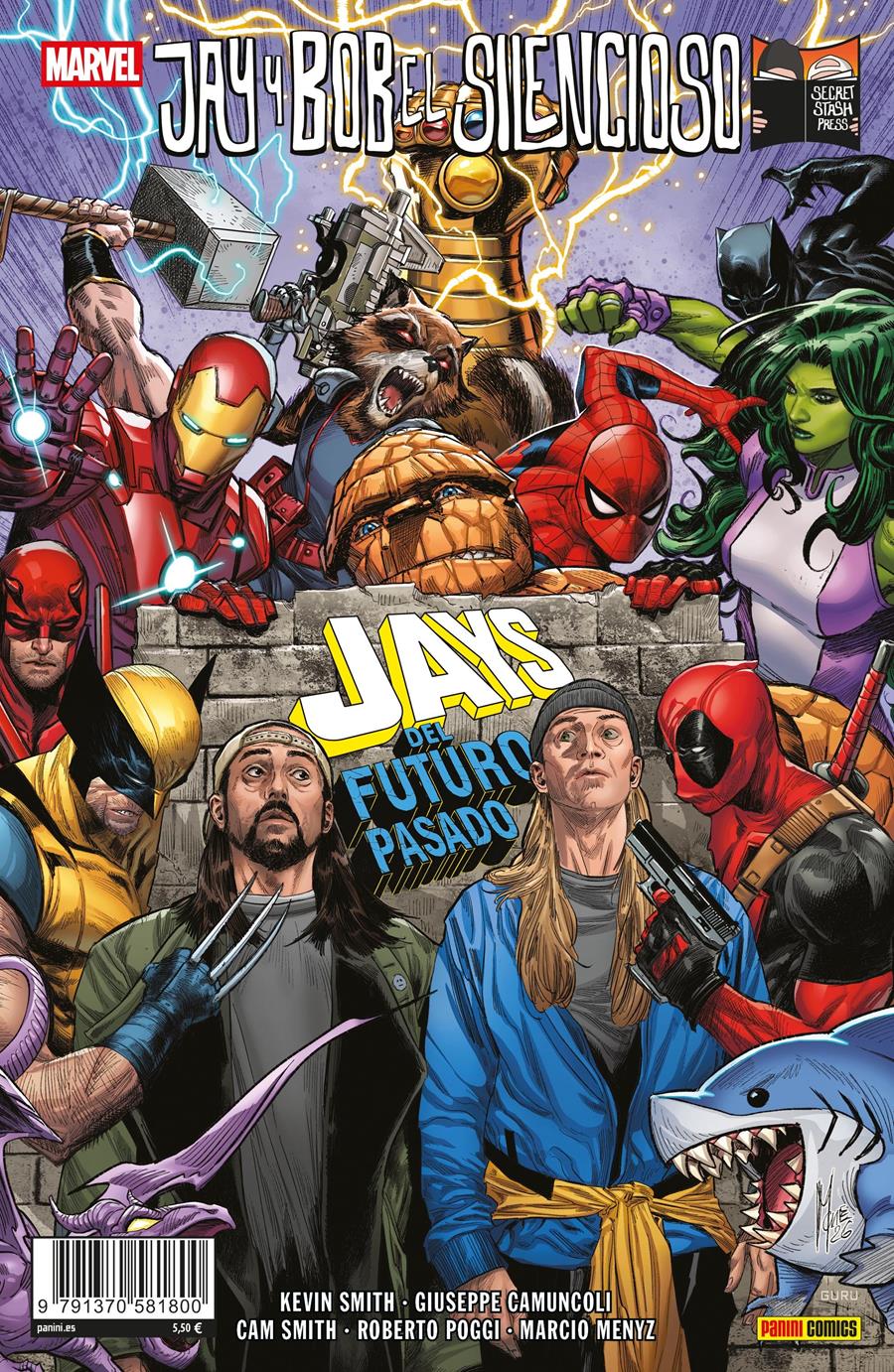 Jay y Bob el Silencioso: Jays del Futuro Pasado | N1026-PAN01 | Giuseppe Camuncoli, Kevin Smith | Terra de Còmic - Tu tienda de cómics online especializada en cómics, manga y merchandising