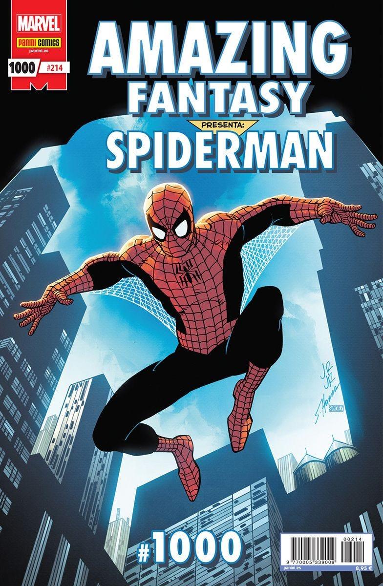 Amazing Fantasy Presenta: Spiderman 1000 | N1222-PAN49 | Armando Iannucci, Jonathan Hickman, Neil Gaiman, Kurt Busiek, Dan Slott, Jim Cheung, Varios, Michael Cho, Rainbow Rowell, Olivier Coipel | Terra de Còmic - Tu tienda de cómics online especializada en cómics, manga y merchandising