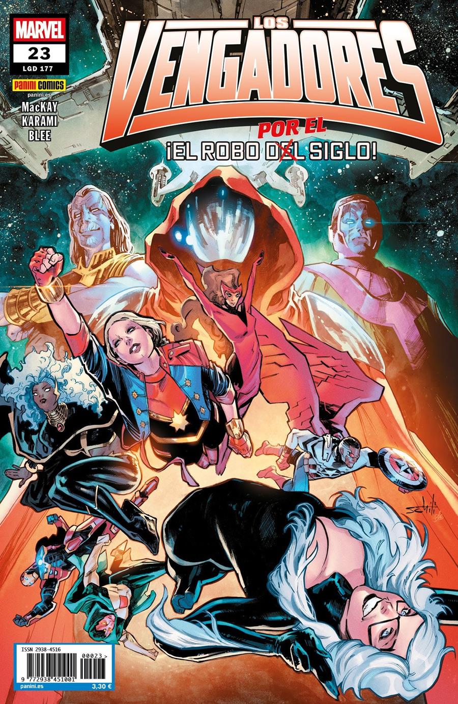 Los Vengadores 23 | N0725-PAN58 | Farid Karami, Jed Mackay | Terra de Còmic - Tu tienda de cómics online especializada en cómics, manga y merchandising
