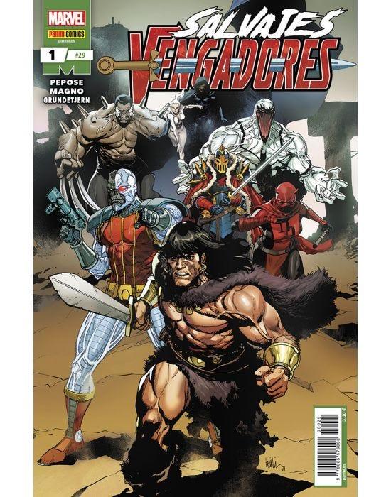 Salvajes Vengadores 1 | N0922-PAN64 | David Pepose, Carlos Magno | Terra de Còmic - Tu tienda de cómics online especializada en cómics, manga y merchandising