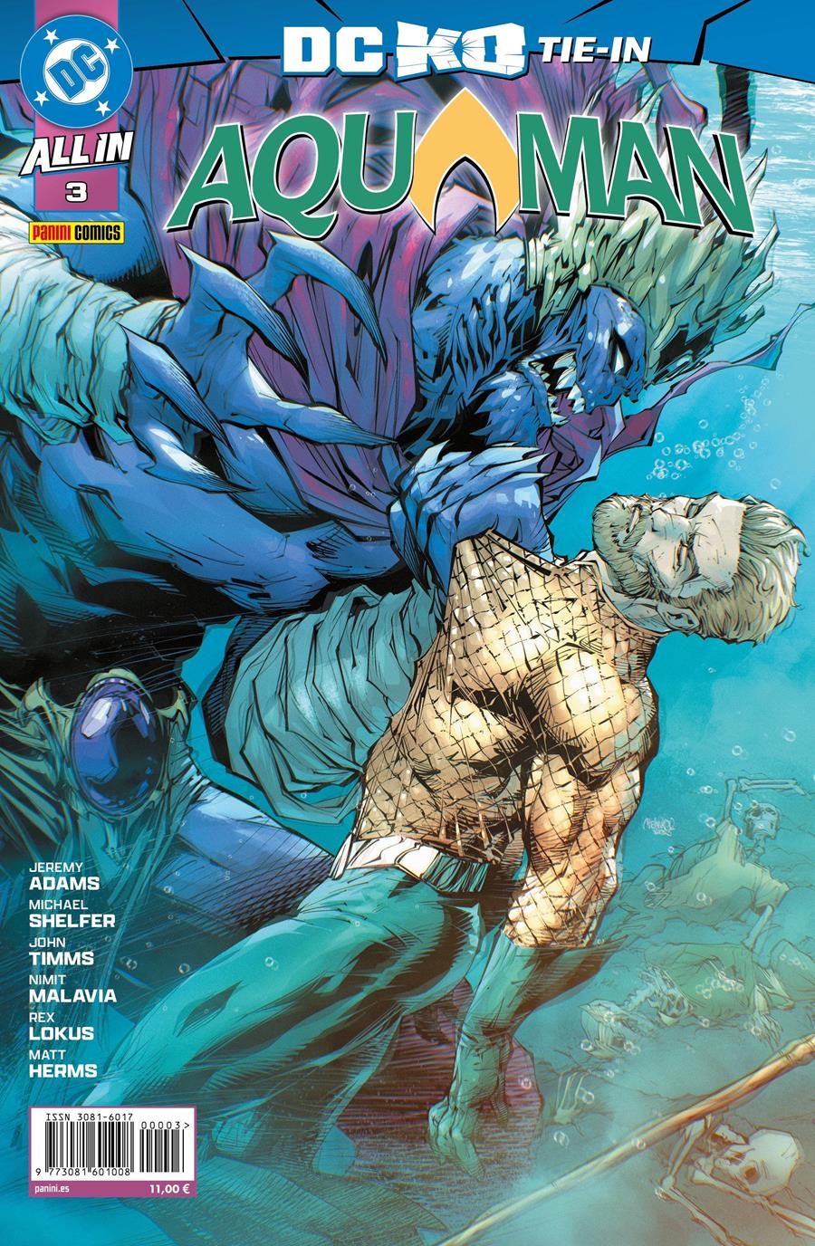 All In Aquaman 3 | N0426-PAN54 | Jeremy Adams, Michael Shelfer, John Timms | Terra de Còmic - Tu tienda de cómics online especializada en cómics, manga y merchandising