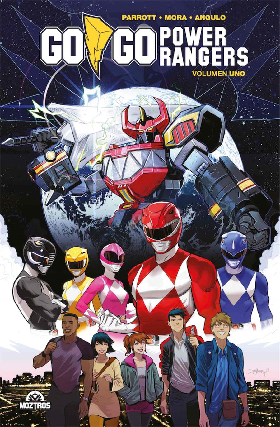 Go go Power Rangers. Volumen 01 | N0722-OTED07 | Dan Mora, Ryan Parrot | Terra de Còmic - Tu tienda de cómics online especializada en cómics, manga y merchandising