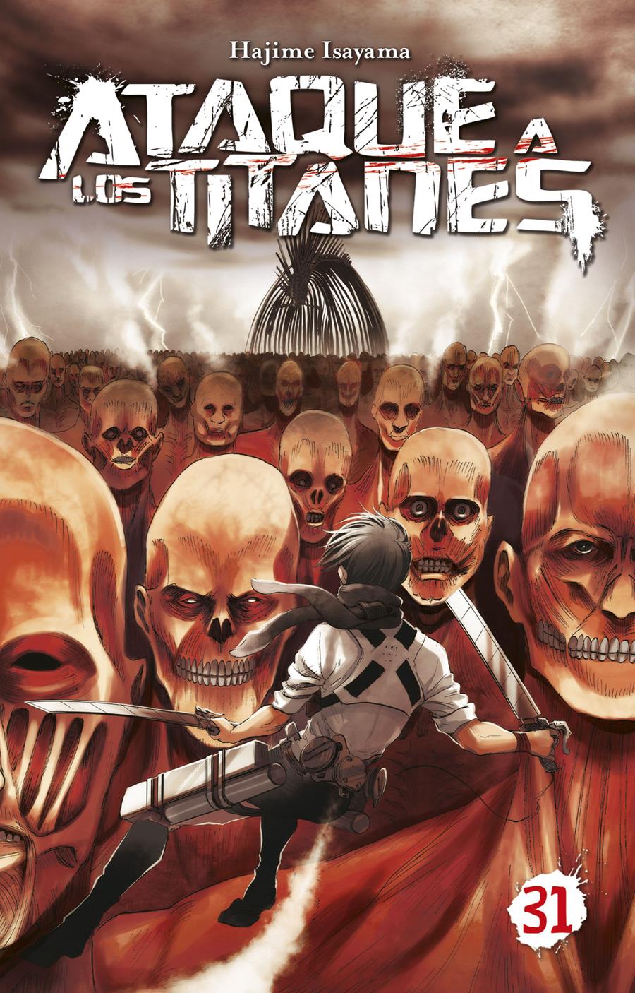 Ataque a los titanes 31 | N0121-NOR12 | Hajime Isayama | Terra de Còmic - Tu tienda de cómics online especializada en cómics, manga y merchandising