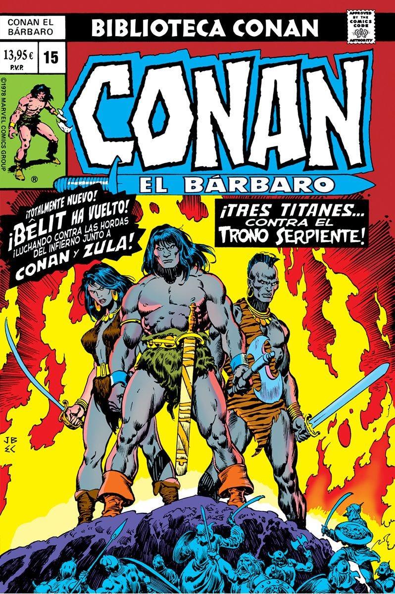 Biblioteca Conan. Conan el Bárbaro 15 | N0525-PAN06 | Howard Chaykin, Roy Thomas, Tony DeZuñiga, John Buscema | Terra de Còmic - Tu tienda de cómics online especializada en cómics, manga y merchandising