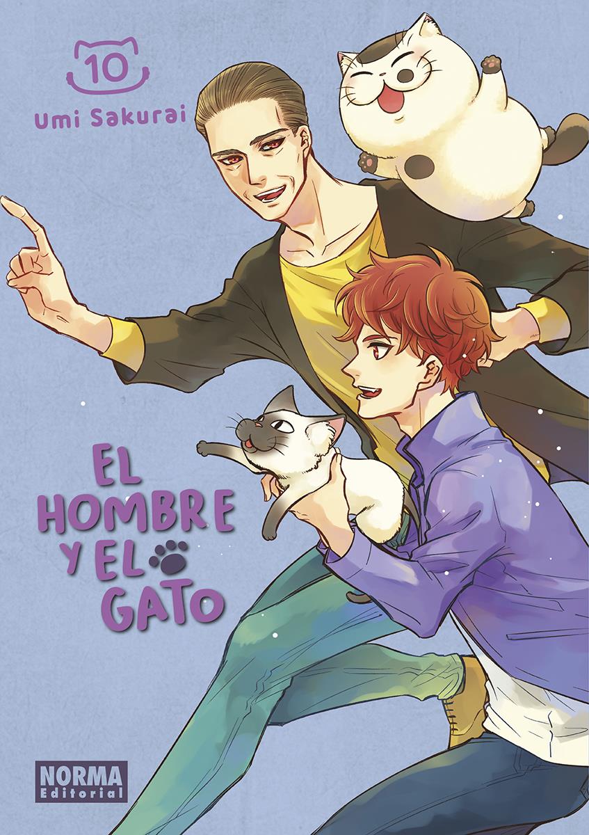 El hombre y el gato 10 | N0225-NOR40 | Umi Sakurai | Terra de Còmic - Tu tienda de cómics online especializada en cómics, manga y merchandising