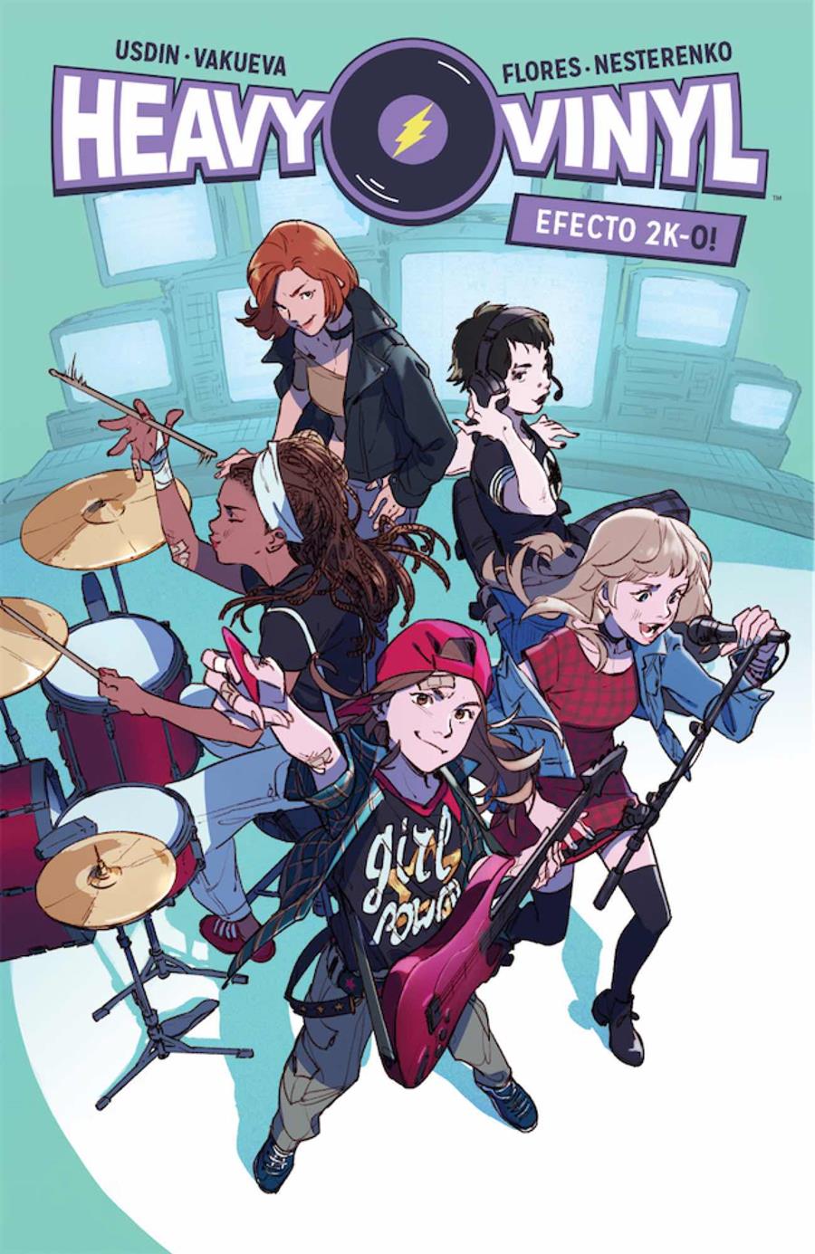 Heavy Vinyl efecto 2k-0! | N0122-OTED03 | Irene Flores, Carly Usdin, Nina Vakueva, Rebecca Nalty | Terra de Còmic - Tu tienda de cómics online especializada en cómics, manga y merchandising