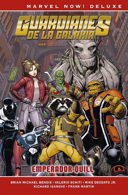 Marvel Now! Deluxe. Guardianes de la Galaxia de Brian M. Bendis 4. Emperador Quill | N0521-PAN33 | Mike Deodato, Valerio Schiti, Brian Michael Bendis | Terra de Còmic - Tu tienda de cómics online especializada en cómics, manga y merchandising