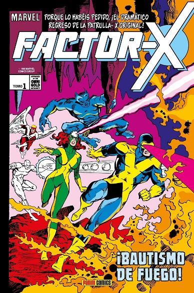 Marvel Gold. Factor-X 1. ¡Bautismo de fuego! | N0221-PAN35 | Roger Stern, Bob Layton, John Byrne, Marc Silvestri, John Buscema, Walter Simonson, Keith Pollard, Louise Simonson, David Mazzucchelli, Butch Guice | Terra de Còmic - Tu tienda de cómics online especializada en cómics, manga y merchandising
