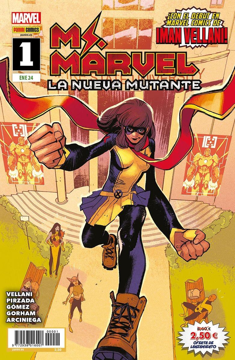 Ms. Marvel: La Nueva Mutante 1 | N0124-PAN50 | Adam Gorham, Sabir Pirzada, Iman Vellani, Carlos Gómez | Terra de Còmic - Tu tienda de cómics online especializada en cómics, manga y merchandising