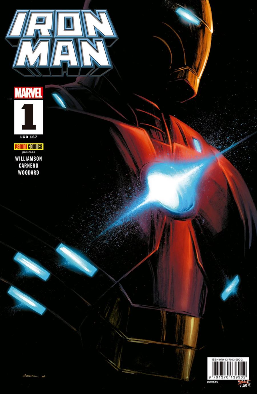Iron Man 1 (portada de Carmen Carnero) | N0726-PAN32 | Carmen Carnero, Joshua Williamson | Terra de Còmic - Tu tienda de cómics online especializada en cómics, manga y merchandising