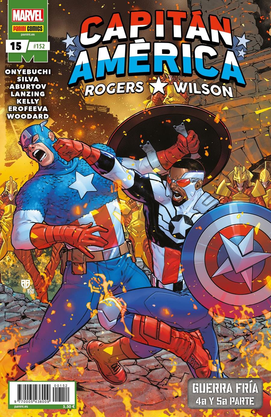 Rogers / Wilson: Capitán América 15 | N0923-PAN51 | R.B. Silva, Tochi Onyebuchi, Collin Kelly, Alina Erofeeva, Jackson Lanzing | Terra de Còmic - Tu tienda de cómics online especializada en cómics, manga y merchandising