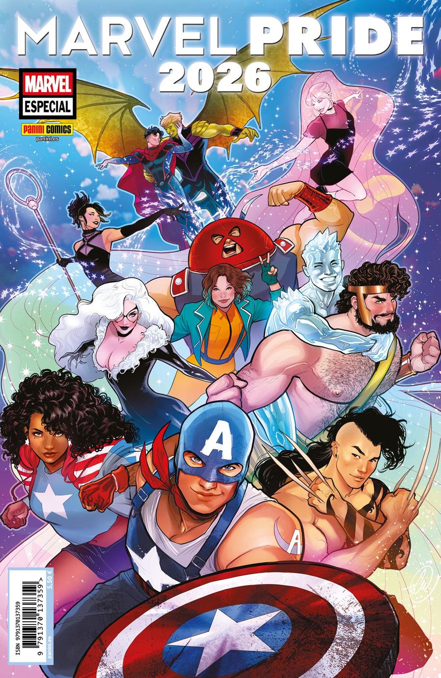 Marvel Pride 2026 | N0526-PAN02 | Pablo Collar, Wyatt Kennedy, Zoe Tunnell, Bayleigh Underwood, Federica Mancin, Kei Zama, Al Ewing, Anthony Oliveira | Terra de Còmic - Tu tienda de cómics online especializada en cómics, manga y merchandising