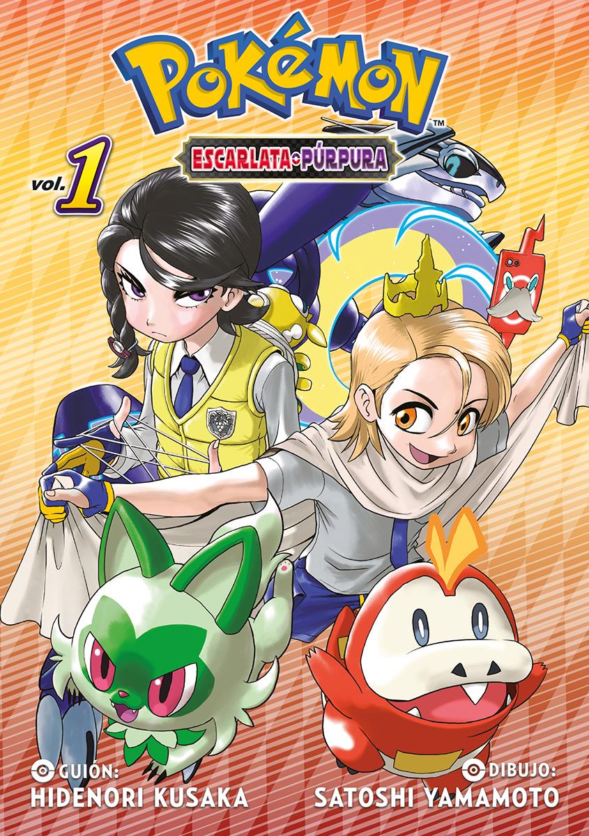 Pokemon Escarlata y Púrpura 01 | N0826-NOR07 | KUSAKA, HIDENORI y YAMAMOTO, SATOSHI | Terra de Còmic - Tu tienda de cómics online especializada en cómics, manga y merchandising