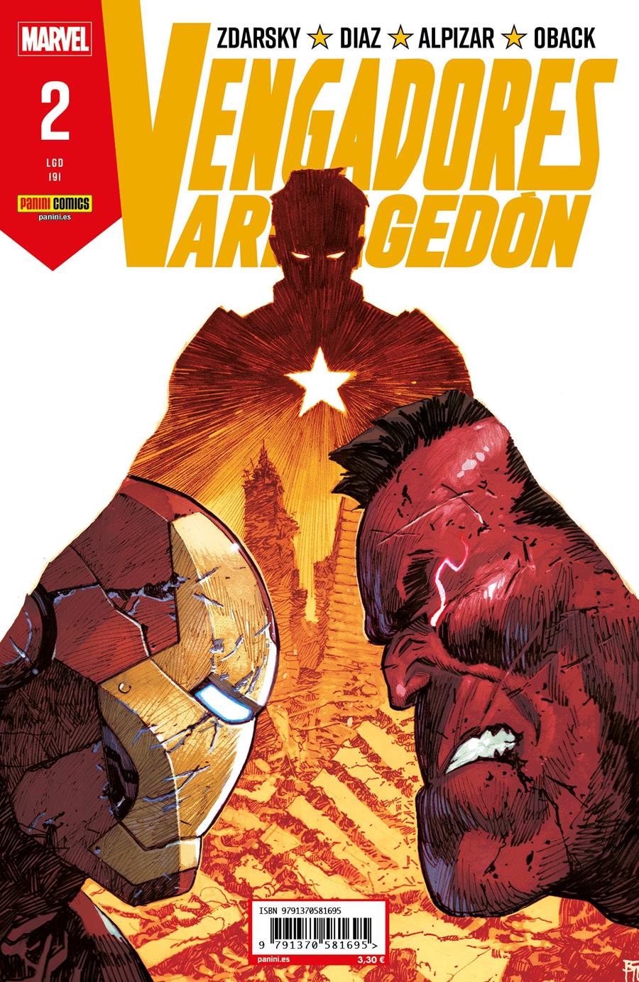 Vengadores: Armagedón 2 de 5 | N1126-PAN23 | Chip Zdarsky, Delio Diaz, Frank Alpizar | Terra de Còmic - Tu tienda de cómics online especializada en cómics, manga y merchandising