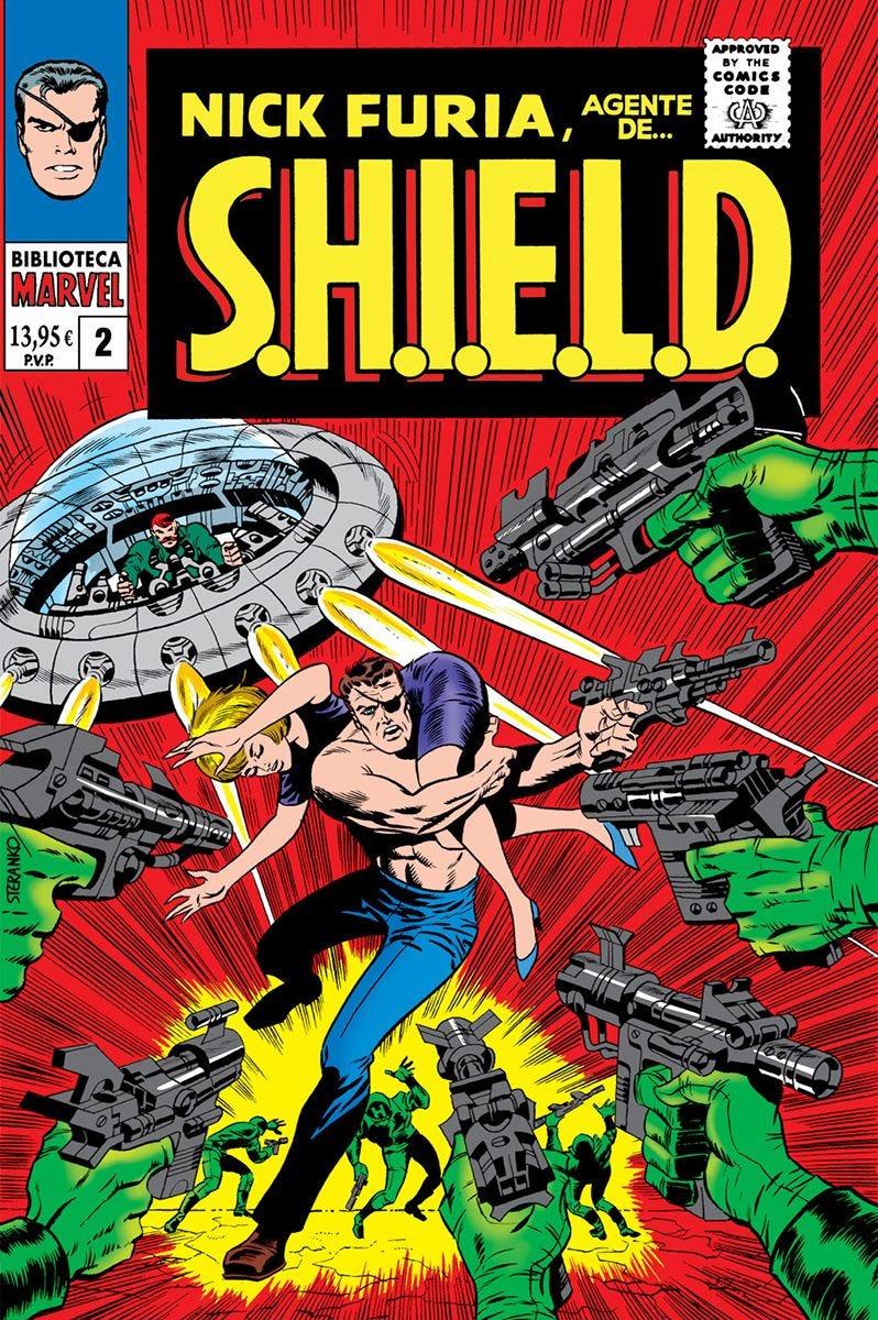 Biblioteca Marvel 54. Nick Furia, Agente de S.H.I.E.L.D 2. 1966-67 | N0624-PAN34 | Jack Kirby, Jim Steranko, John Buscema, Stan Lee, Denny O'Neil, Don Heck | Terra de Còmic - Tu tienda de cómics online especializada en cómics, manga y merchandising