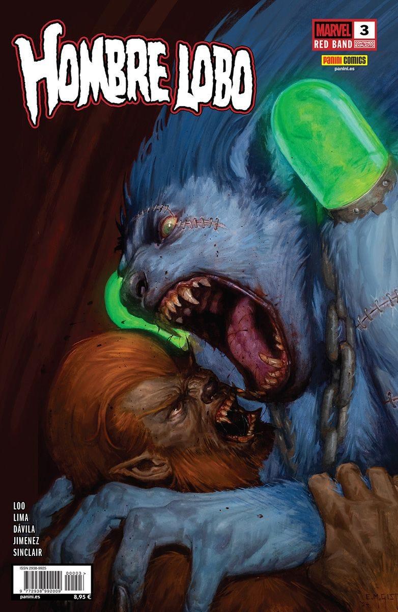 Hombre Lobo (RED BAND) 3 | N0725-PAN62 | Jason Loo, Ton Lima | Terra de Còmic - Tu tienda de cómics online especializada en cómics, manga y merchandising