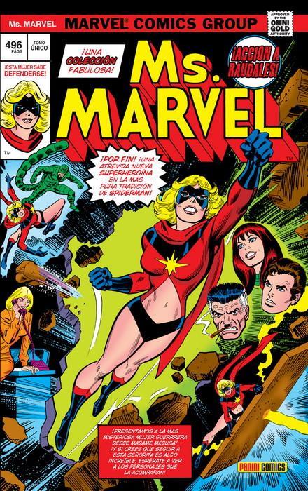 Marvel Gold. Ms. Marvel. Integral | N0119-PAN33 | Chris Claremont, John Buscema, Sal Buscema, Gerry Conway, Jim Mooney | Terra de Còmic - Tu tienda de cómics online especializada en cómics, manga y merchandising