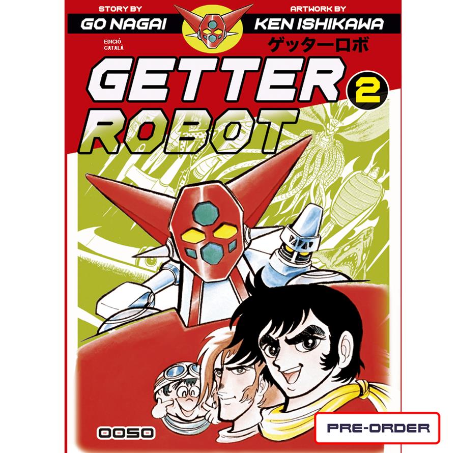 Getter Robot 02 | N0623-OTED15 | KEN ISHIKAWA y GO NAGAI | Terra de Còmic - Tu tienda de cómics online especializada en cómics, manga y merchandising