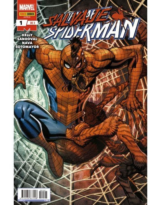 Salvaje Spiderman 1 de 3 | N0622-PAN68 | Gerardo Sandoval, Joe Kelly | Terra de Còmic - Tu tienda de cómics online especializada en cómics, manga y merchandising