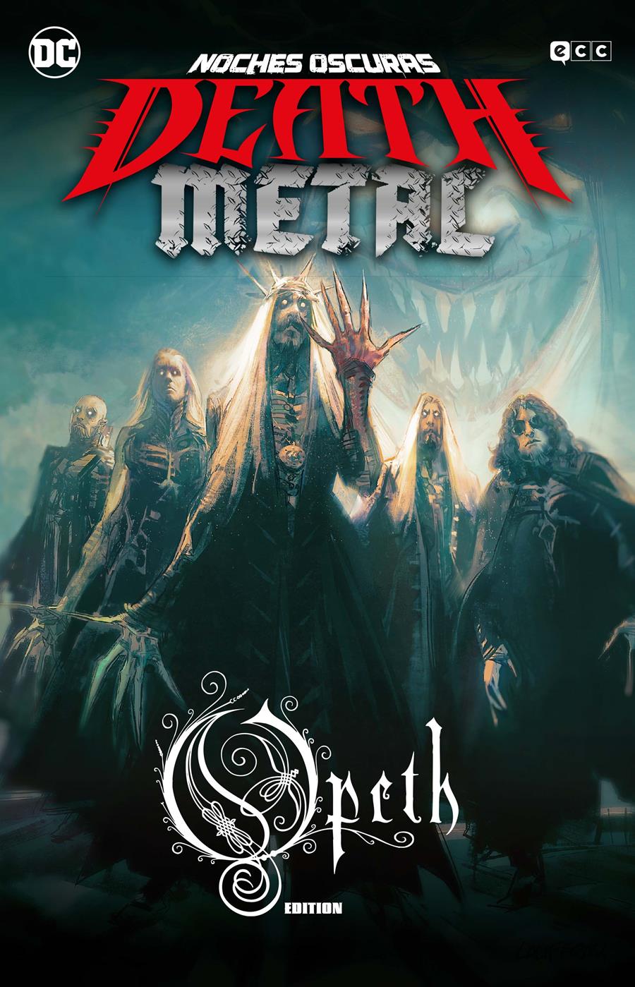Noches oscuras: Death Metal núm. 4 (Opeth Band Edition) (Rústica) | N0621-ECC29 | Greg Capullo / Scott Snyder | Terra de Còmic - Tu tienda de cómics online especializada en cómics, manga y merchandising