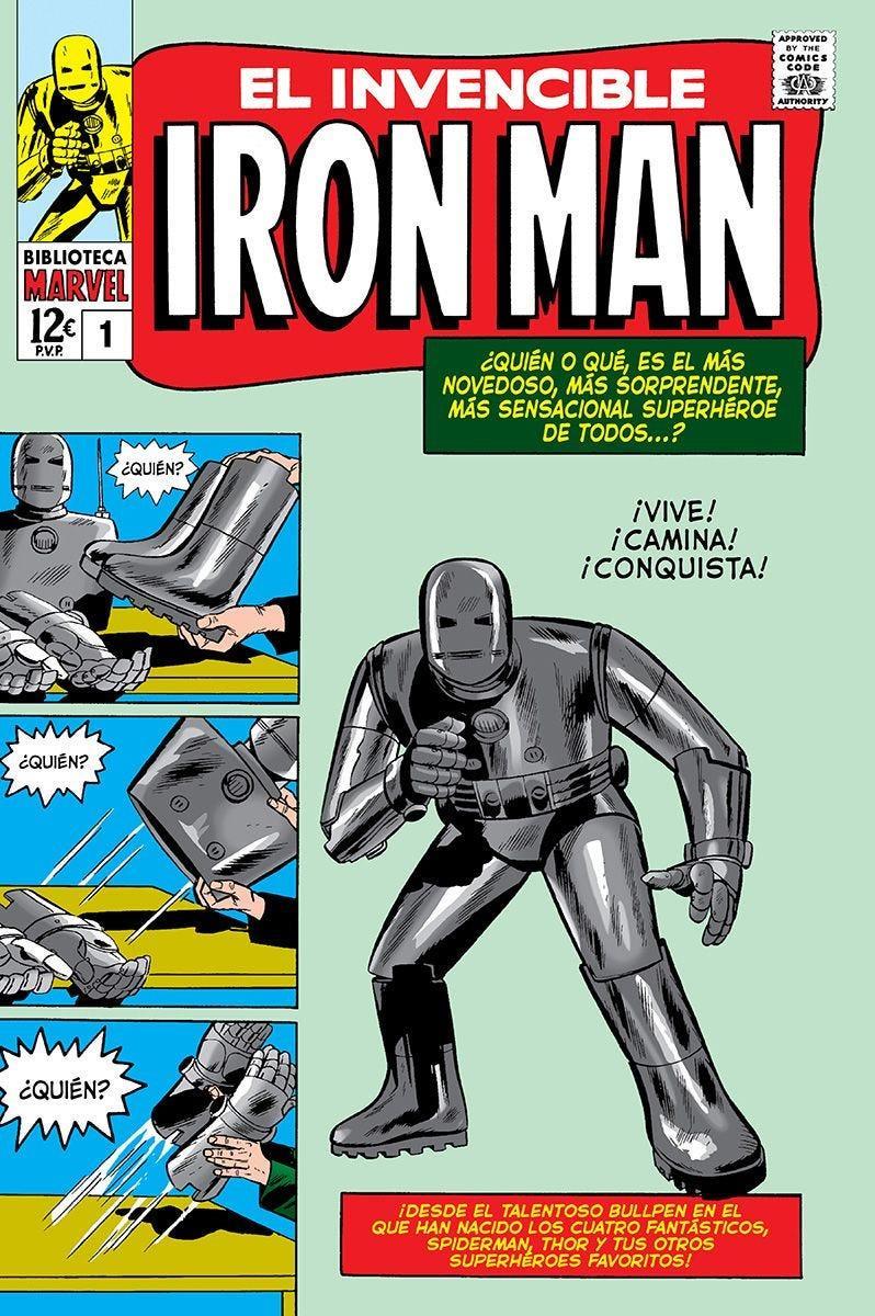 Biblioteca Marvel. El Invencible Iron Man 1. 1963 | N0223-PAN16 | Jack Kirby, Steve Ditko, Stan Lee, Don Heck | Terra de Còmic - Tu tienda de cómics online especializada en cómics, manga y merchandising