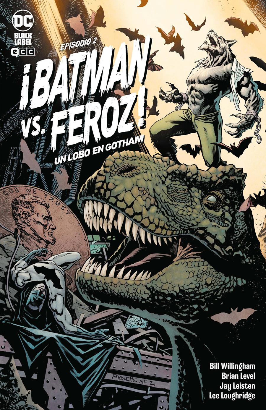 ¡Batman Vs. Feroz!: Un lobo en Gotham núm. 2 de 6 | N0222-ECC26 | Bill Willingham / Brian Level | Terra de Còmic - Tu tienda de cómics online especializada en cómics, manga y merchandising