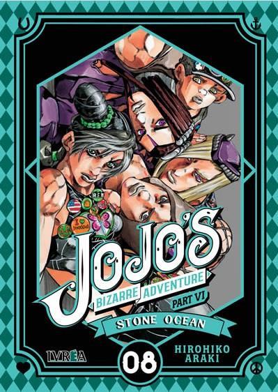 Jojo's Bizarre Adventure Parte 6: Stone Ocean 08 | N0621-IVR08 | Hirohiko Araki | Terra de Còmic - Tu tienda de cómics online especializada en cómics, manga y merchandising