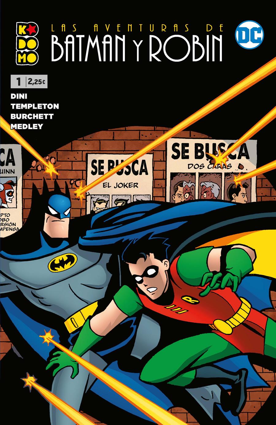 Las aventuras de Batman y Robin núm. 01 | N0322-ECC55 | Paul Dini / Ty Templeton | Terra de Còmic - Tu tienda de cómics online especializada en cómics, manga y merchandising