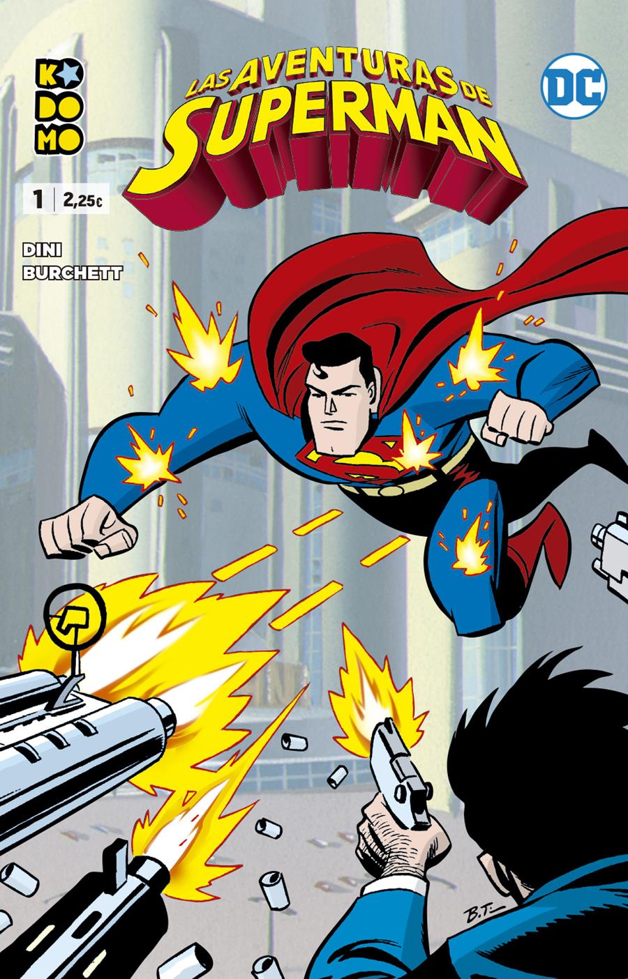 Las aventuras de Superman núm. 01 | N0521-ECC16 | Paul Dini / Rick Burchett | Terra de Còmic - Tu tienda de cómics online especializada en cómics, manga y merchandising