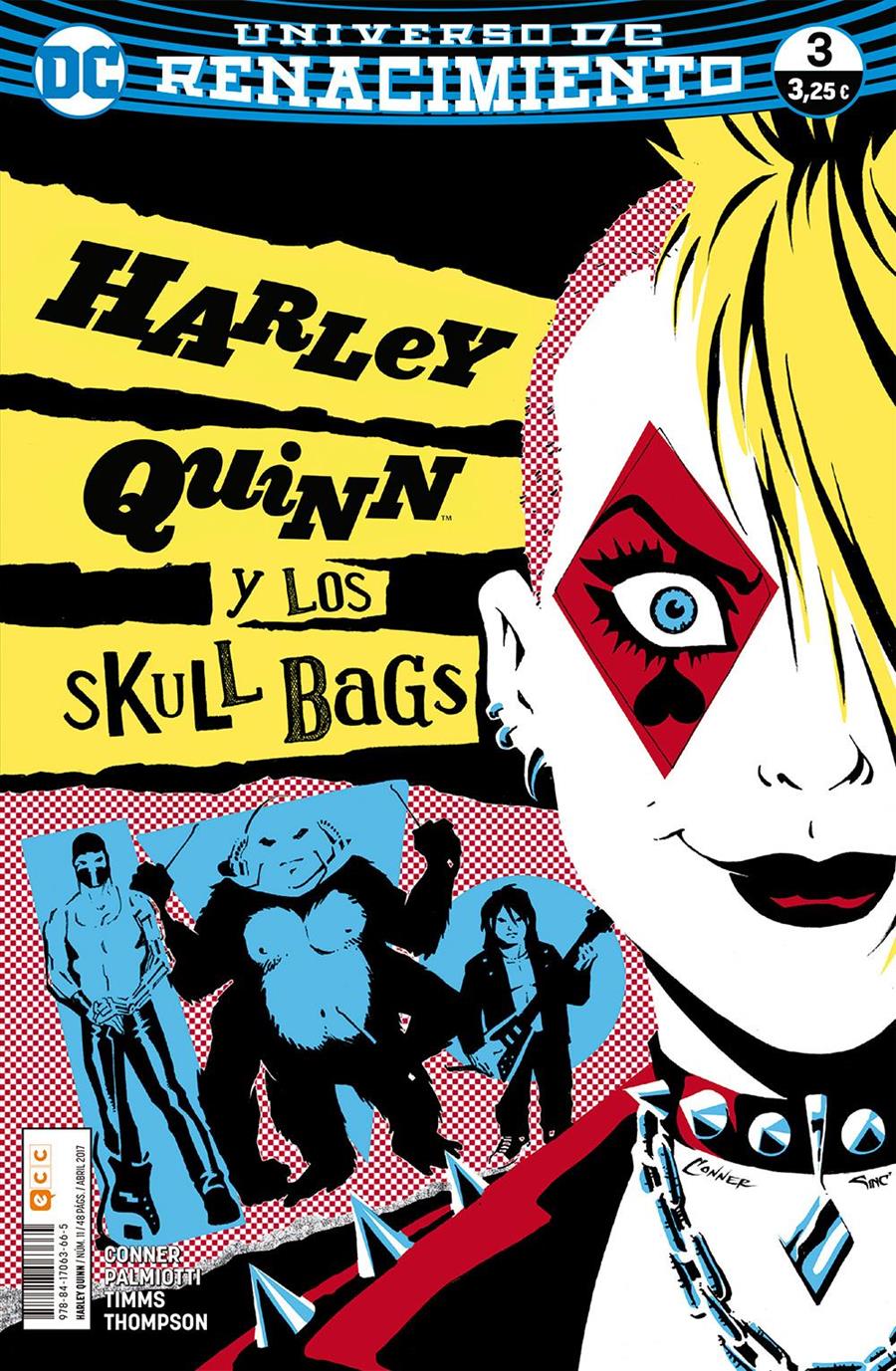 Harley Quinn núm. 11/ 3 (Renacimiento) | N0417-ECC08 | Amanda Conner, Jimmy Palmiotti, John Timms | Terra de Còmic - Tu tienda de cómics online especializada en cómics, manga y merchandising