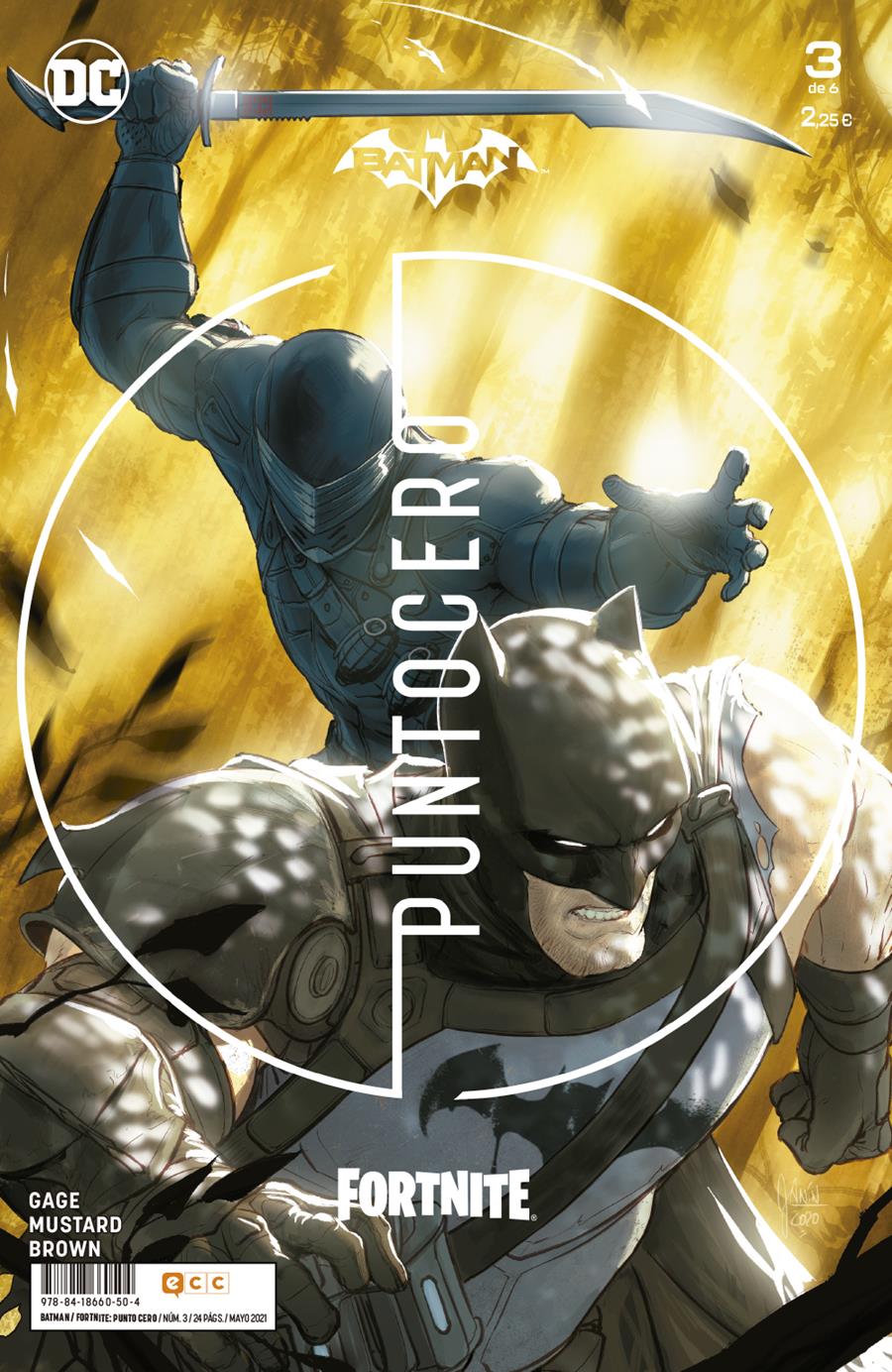 Batman/Fortnite: Punto cero núm. 3 de 6 | N0421-ECC92 | Christos N. Gage, Donald Mustard, Reilly Brown | Terra de Còmic - Tu tienda de cómics online especializada en cómics, manga y merchandising