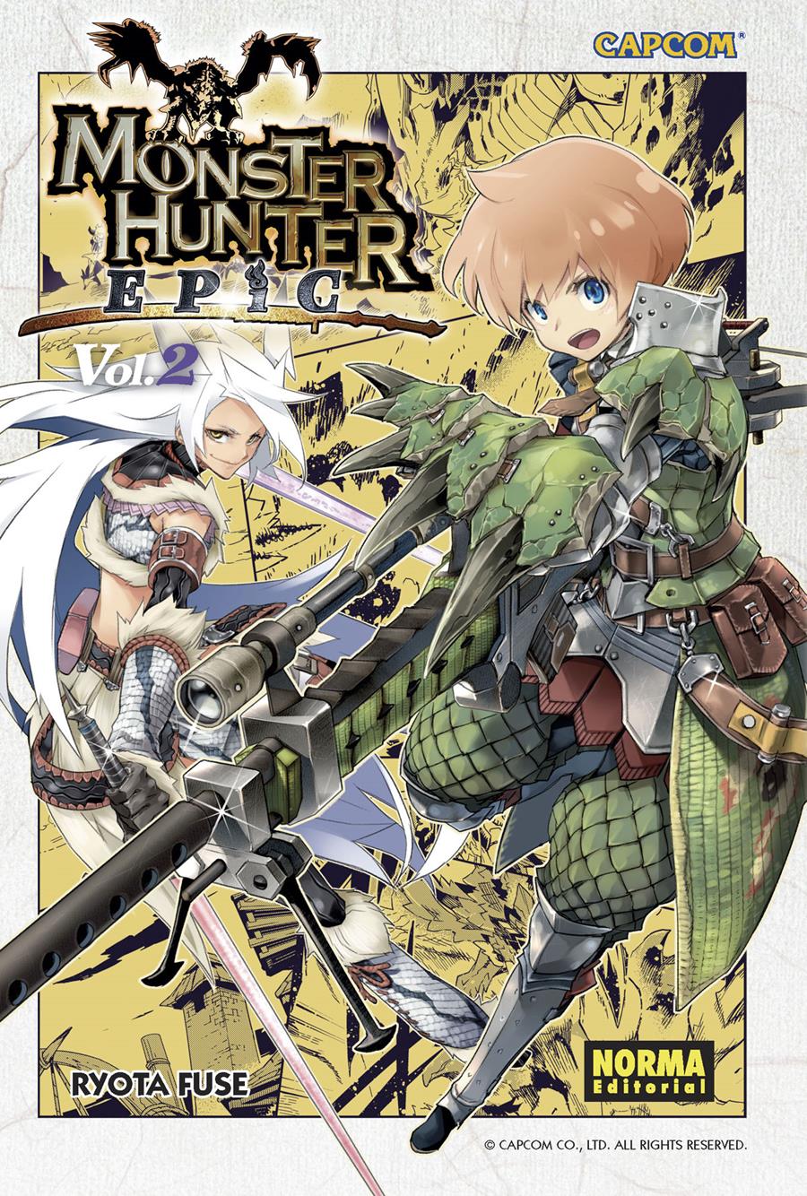 Monster Hunter Epic 02 | N1219-NOR26 | Ryuuta Fuse | Terra de Còmic - Tu tienda de cómics online especializada en cómics, manga y merchandising
