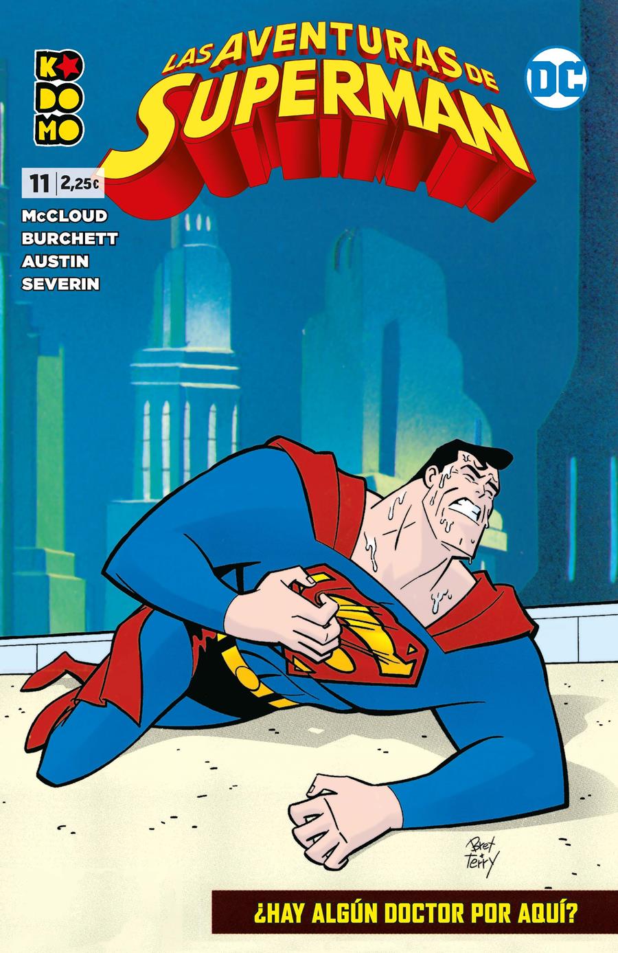Las aventuras de Superman núm. 11 | N0322-ECC56 | Rick Burchett / Scott McCloud | Terra de Còmic - Tu tienda de cómics online especializada en cómics, manga y merchandising