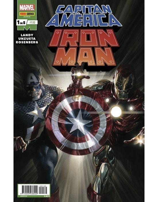 Capitán América / Iron Man 1 de 5 | N0522-PAN39 | Derek Landy, Ángel Unzueta | Terra de Còmic - Tu tienda de cómics online especializada en cómics, manga y merchandising