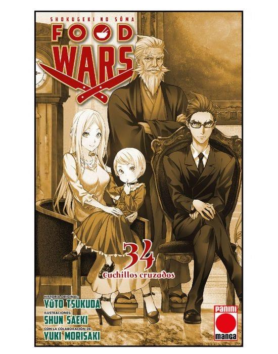 Food Wars: Shokugeki no Soma 34 | N0122-PAN01 | Yuto Tsukuda, Shun Saeki | Terra de Còmic - Tu tienda de cómics online especializada en cómics, manga y merchandising