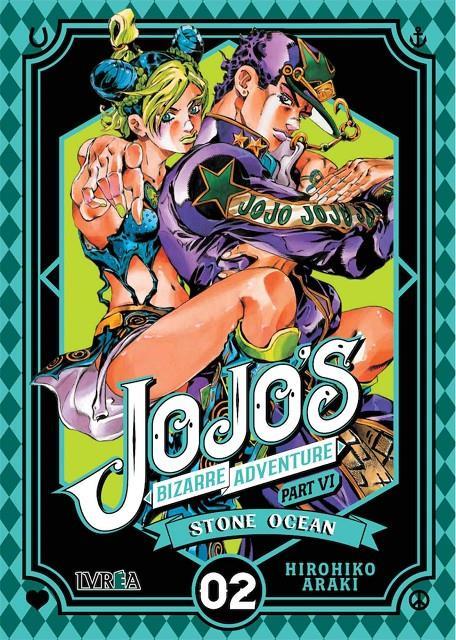 Jojo's bizarre adventure parte 6: Stone ocean 02 | N1220-IVR07 | Hirohiko Araki | Terra de Còmic - Tu tienda de cómics online especializada en cómics, manga y merchandising