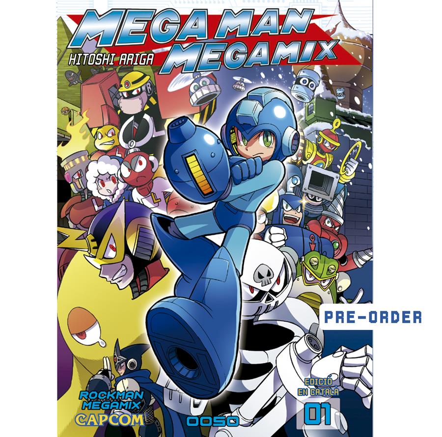 Mega Man Megamix 01 (Català) | N0823-OTED09 | Hitoshi Ariga, CAPCOM | Terra de Còmic - Tu tienda de cómics online especializada en cómics, manga y merchandising
