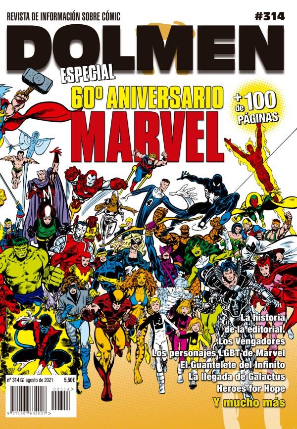 Dolmen 14: Especial 60º Aniversario Marvel | N0821-DOL06 | Varios Autores | Terra de Còmic - Tu tienda de cómics online especializada en cómics, manga y merchandising