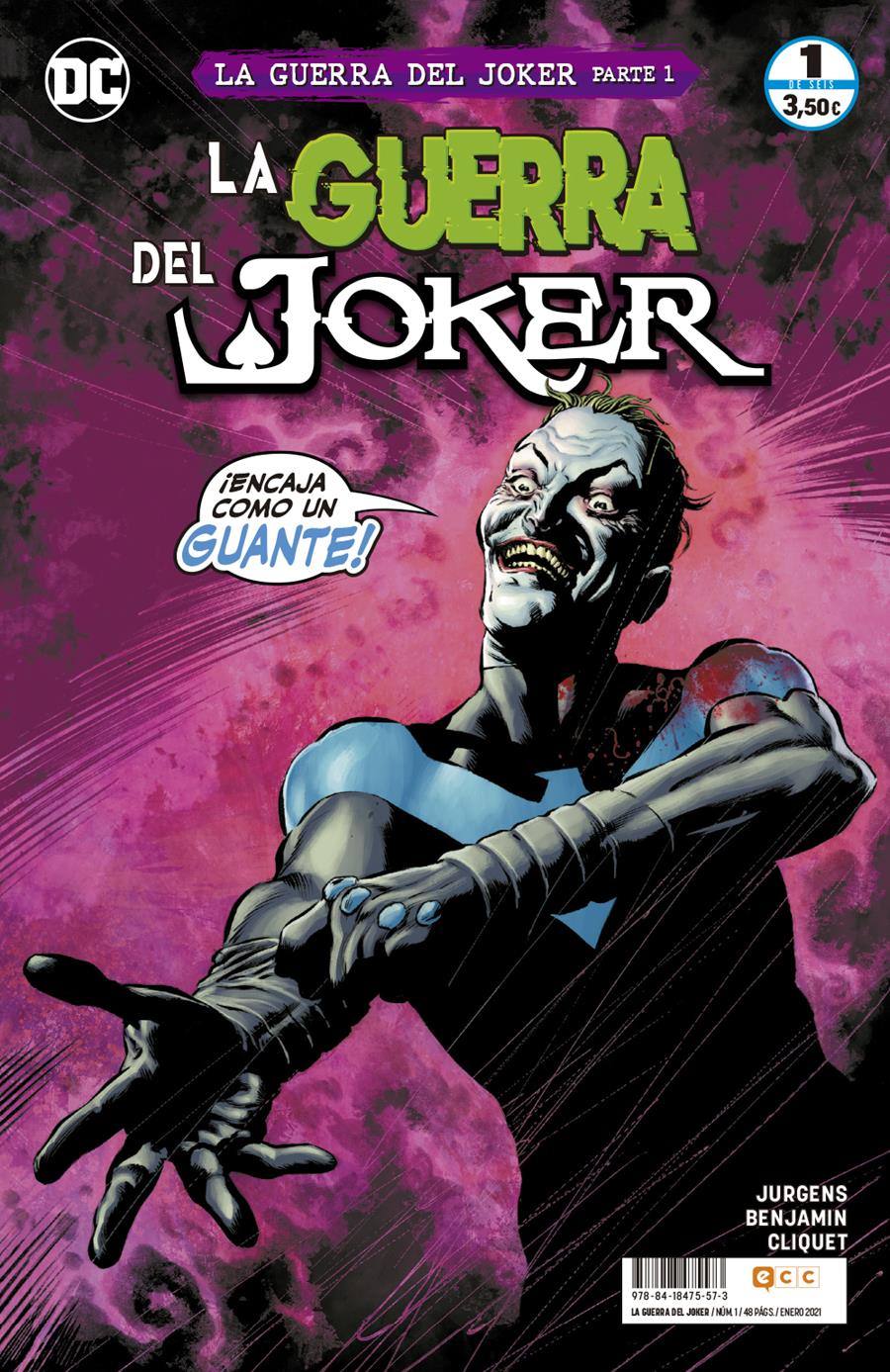 La guerra del Joker núm. 01 de 6 | N0121-ECC16 | Dan Jurgens / Dan Jurgens | Terra de Còmic - Tu tienda de cómics online especializada en cómics, manga y merchandising