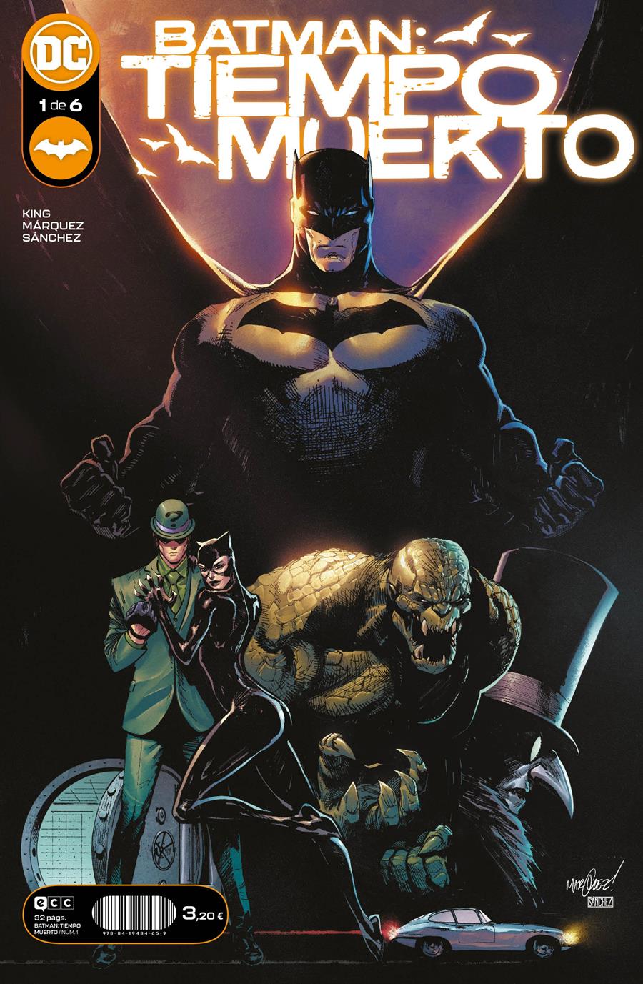 Batman: Tiempo muerto núm. 1 de 6 | N1022-ECC09 | David Marquez / Tom King | Terra de Còmic - Tu tienda de cómics online especializada en cómics, manga y merchandising