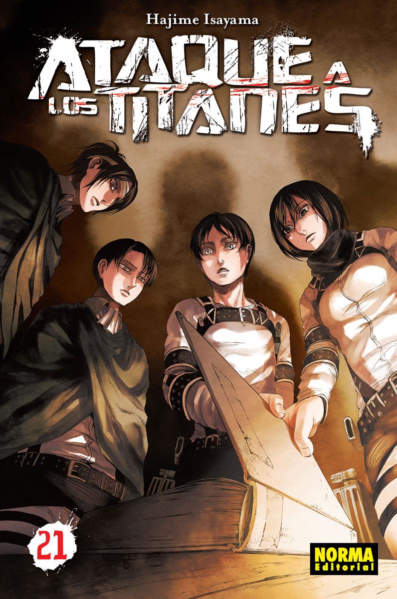 Ataque a los Titanes 21 | N1017-NOR23 | Hajime Isayama | Terra de Còmic - Tu tienda de cómics online especializada en cómics, manga y merchandising