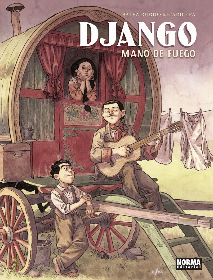 Django. Mano de fuefo | N1020-NOR20 | Salva Rubio, Ricard Efa | Terra de Còmic - Tu tienda de cómics online especializada en cómics, manga y merchandising