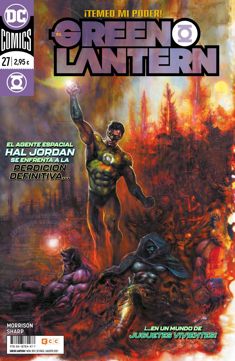 El Green Lantern núm. 109/ 27 | N0821-ECC10 | Grant Morrison / Liam Sharp | Terra de Còmic - Tu tienda de cómics online especializada en cómics, manga y merchandising