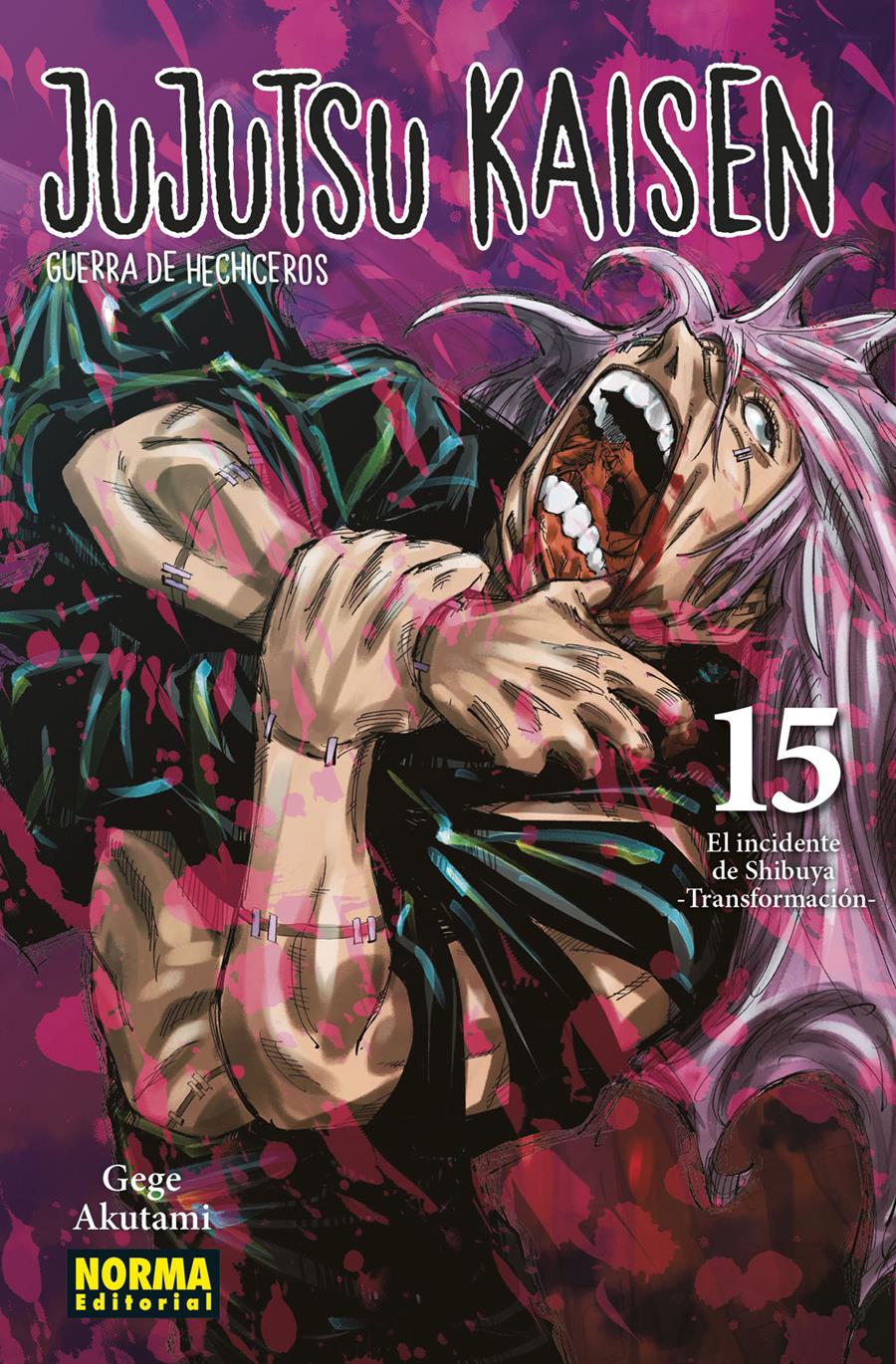 Jujutsu kaisen 15 | N0322-NOR04 | Hiro Mashima | Terra de Còmic - Tu tienda de cómics online especializada en cómics, manga y merchandising