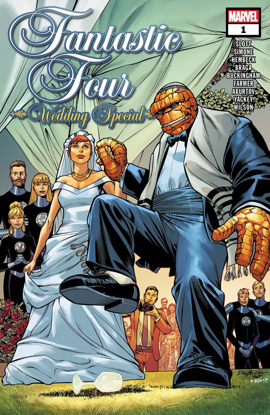  Fantastic Four: Wedding Special (2018) #1 | WEDDING01 | Fred Hembeck, Gail Simone, Dan Slott, Laura Braga | Terra de Còmic - Tu tienda de cómics online especializada en cómics, manga y merchandising