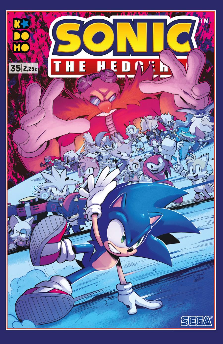 Sonic The Hedgehog núm. 35 | N0622-ECC56 | Evan Stanley, Adam Bryce Thomas | Terra de Còmic - Tu tienda de cómics online especializada en cómics, manga y merchandising
